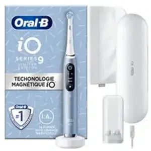 Comparateur de prix : Oral-b io 9 edition spéciale - avec etui de voyage, et pochette - bleue- brosse à dents électrique
