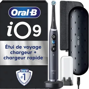 Comparateur de prix : 1898 Oral-B iO 9 Edition Spéciale - Avec étui de voyage - Noire
