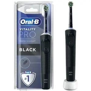 Comparateur de prix : Oral-B Vitality Pro Brosse À Dents Électrique Noire, 1 Brossette