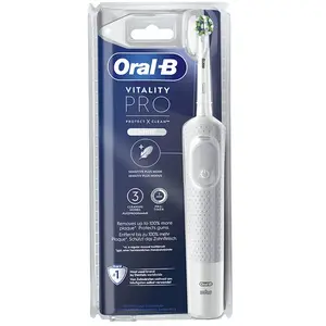 Oral-b - vitality pro - blanche - brosse à dents électrique pas cher