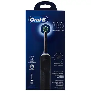 Comparateur de prix : Oral-B Vitality Pro Brosse a Dents Electrique Noire, 1 Brossette