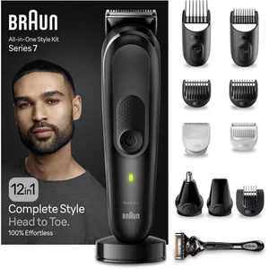 Tondeuse multi usages - BRAUN - MGK7460 - Lame ProBlade - Rechargeable - Étanche pas cher