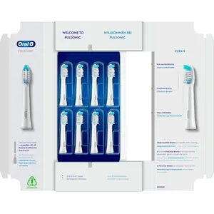 Oral-B Pulsonic Lot de 8 têtes de brosse à dents sonique pour brosse à dents sonique Oral-B pas cher