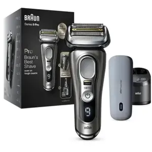 Comparateur de prix : Rasoir électrique - BRAUN - Series 9 Pro 9475cc - Tondeuse ProLift - Etui de recharge PowerCase