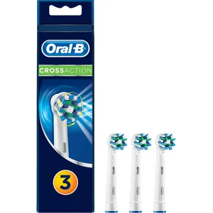 Comparateur de prix : Oral-B CrossAction Brossettes De Rechange Pour Brosse À Dents Électrique x3