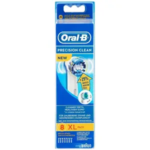 Braun Lot de 8 Brossettes de rechange Oral-B Precision Clean EB20