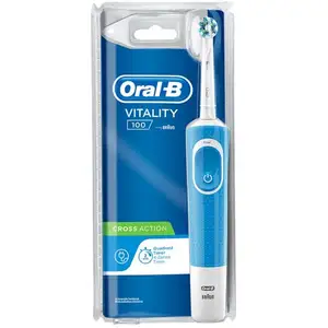 Comparateur de prix : Brosse à dents électrique Vitality Cross Action Oral-B Bleu
