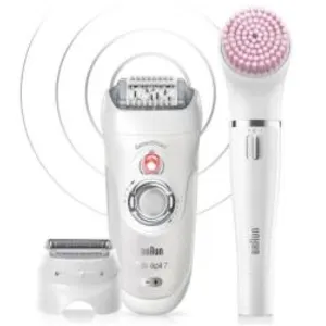 Braun - epilateur rechargeable étanche + accessoires  ses5875bs - pas cher