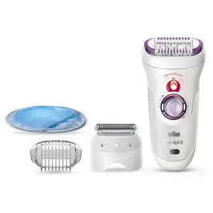 Comparateur de prix : Braun Silk-épil 9 81706314 épilateur 40 pince(s) Blanc, Violet