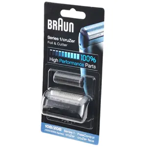 Comparateur de prix : Tête de rasoir Braun grille et bloc couteaux 10B combi pack