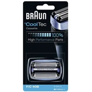 Comparateur de prix : Tête et lame de rechange pour rasoir électrique Braun CoolTec 40B - Bleue