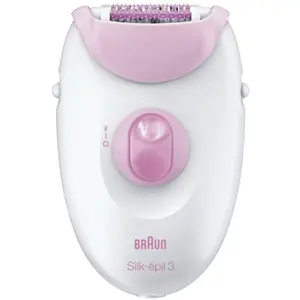 Braun Silk-épil 3 3270 20 pince(s) Blanc, Rose pas cher