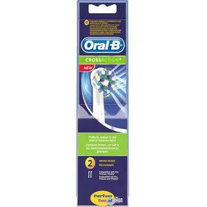 Oral-B CrossAction - Tête de brosse de rechange - pour brosse à dent (pack de 2) pas cher