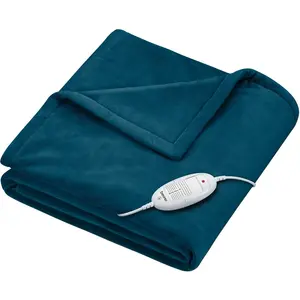 Mantelette Électrique Beurer HD 75 Cosy Ocean 130 x 180 cm Bleu Foncé