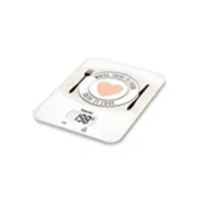 Beurer KS 19 Love Rose, Blanc Comptoir Rectangle Balance de ménage électronique pas cher