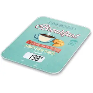 Ks 19 Breakfast Multicolore Comptoir Rectangle Balance de ménage électronique - Beurer pas cher