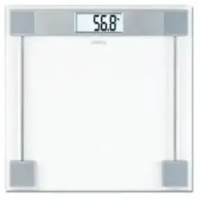 Comparateur de prix : Pèse-personne en verre Sanitas SGS 06 - 150 kg - Transparent