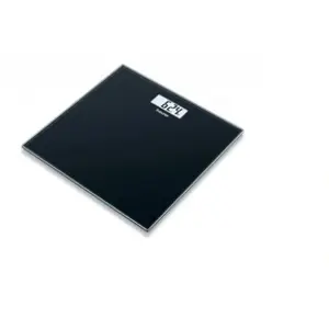 Comparateur de prix : Pèse-personne p.180kg 100g partie verre affichage lcd sw gs 10 noir - Beurer