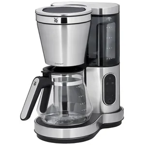 Comparateur de prix : Wmf - cafetière programmable 10 tasses 1000w inox/noir - 412320011 TU