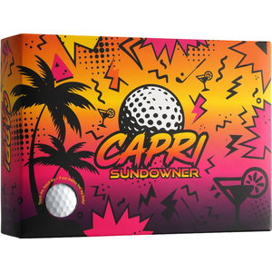 capri_golf Balles de golf Sundowner - Lot de 12, blanc