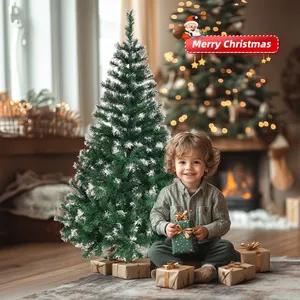 ALIGHTUP Sapin de Noël Artificiel avec neige, 120cm avec 300 Branche en PVC & Support en Fer pas cher