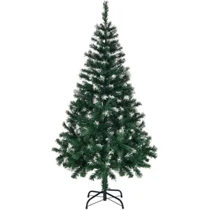ALIGHTUP Sapin de Noël Artificiel avec neige, 150cm avec 480 Branche en PVC & Support en Fer pas cher