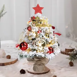 ALIGHTUP Mini sapin de Noël 40 cm avec Petit éclairage LED 50 Branches, pour Decorations Table Noël pas cher