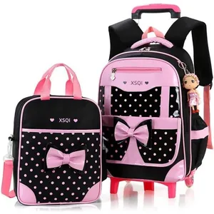 LARGEIGHT Sac Dos Roulettes pour Filles - Cartable Roulettes avec Sac ...Vendu parcdiscount