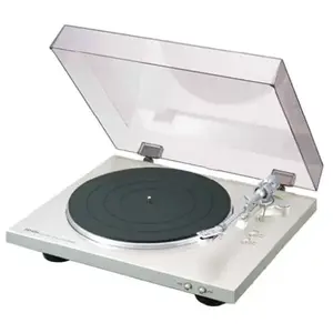 Comparateur de prix : Denon DP-300F Tourne-disque entraîné par courroie Noir, Argent