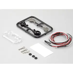 KillerBody Aile Mirror "C" W/L Ed Unit Set 1:10e Touring Car KB48359