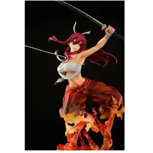Comparateur de prix : Orca Toys Fairy Tail 1/6 Erza Scarlet Samurai Ver Kurenai Statue 43 Cm