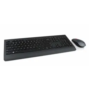 Clavier et souris sans fil - Lenovo - Pro - AZERTY - Noir - RF sans fil pas cher