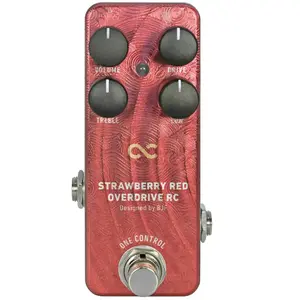 One Control Strawberry Red RC pédale d'overdriveVendu parbax-music