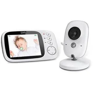 GHB Babyphone Caméra 3.2 Inches Bébé Moniteur Babyphone Vidéo LCD Coul...Vendu parcdiscount