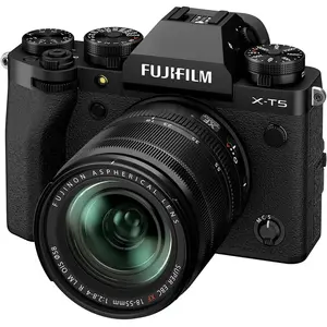 Comparateur de prix : Appareil photo Hybride FujiFilm X T5 + XF18-55 mm - APS-C 40,2 MP 6,2K - Noir