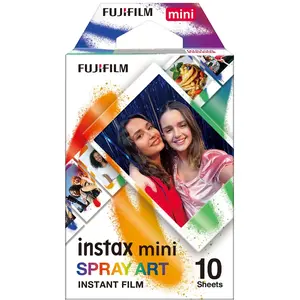 Comparateur de prix : Fujifilm Instax Mini Film Spray Art Film photo instantané 10 feuilles