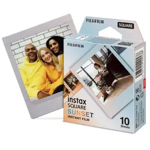 Comparateur de prix : Papier photo instantané Fujifilm Film Fujifilm Instax Square SUNSET