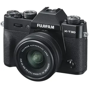 Fujifilm 16619267 Appareil Photo Hybride X-T30 + XC15-45mmPZ Noir pas cher