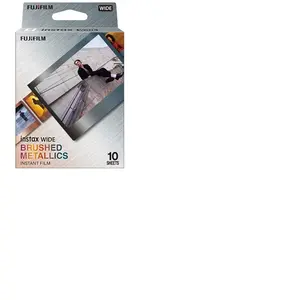 Comparateur de prix : Pack 10 films Fujifilm Instax Wide brushed metallics