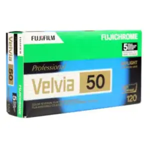 Fujifilm Velvia 50 film diapositive 120 - 50 ISO x5 pas cher