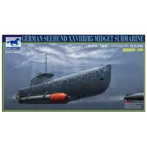 Bronco Models German Seehund Xxvii B/b5 Midget Submari (2 Options In 1)- 1:35e -