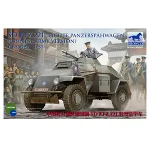 Comparateur de prix : Non communiqué Sd.kfz.221 Armored Car (chinese Version) - 1:35e - Bronco Models
