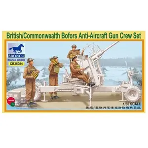 Bronco Models British Commonwealth Bofors Gun Crew pas cher