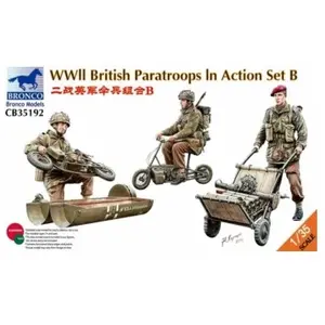 BRONCO Models Figurines : Parachustistes de l'armée britannique en action 1944/1945 pas cher