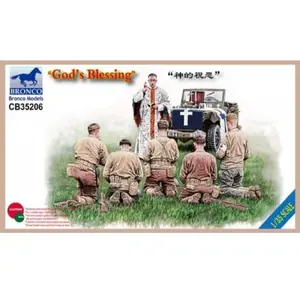 Figurines God's Blessing' US infantry (WWII)  1/35  - Bronco Models Figurines historiques  - CB35206 