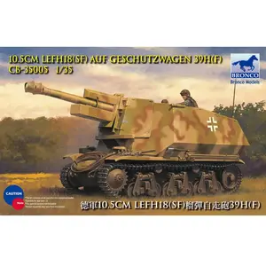 Comparateur de prix : Bronco Models Maquette char :10.5cm leFH18(SF) a.Geschutzwagen 39H(F)