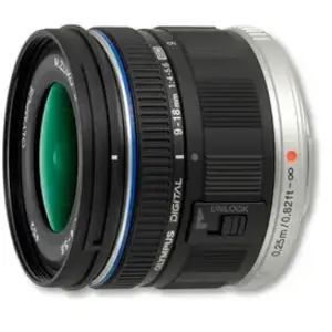 Comparateur de prix : Objectif hybride Olympus M.Zuiko ED 9-18mm f/4-5,6 noir