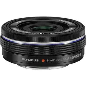 Comparateur de prix : Olympus M.ZUIKO DIGITAL ED 14 42mm 1:3.5 5.6 EZ Noir