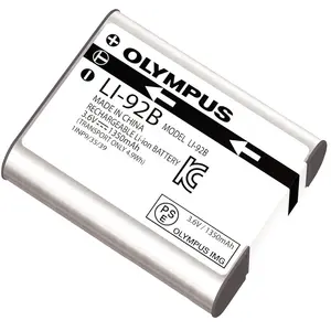 Batterie Olympus LI-92B 1350mAh 3.6V Lithium-Ion pour appareils photo pas cher