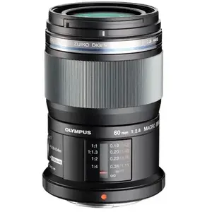 Comparateur de prix : Olympus M.ZUIKO DIGITAL ED 60mm F2.8 Macro Noir